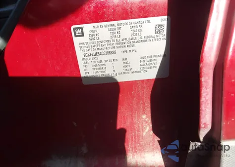 2012 GMC Terrain Slt-1 from USA, damaged, VIN 2GKFLUE54C6386838